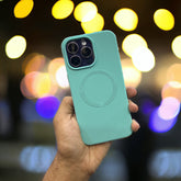 TURQUOISE MAGSAFE SILICON CASE